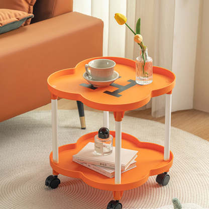 Plastic Coffee Table 2-Tier