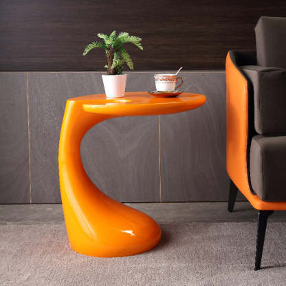 Plastic Steel End Table