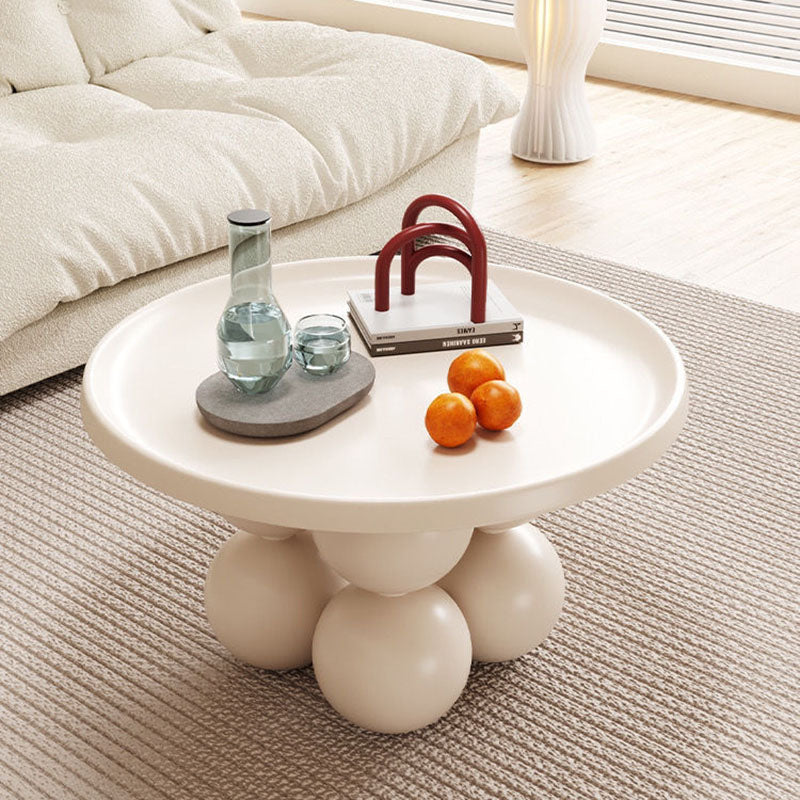 Minimalist sphere wood steel wood coffee tables, Lighom