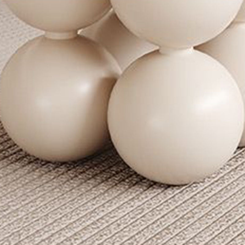 Minimalist Sphere Wood Steel Coffee Table