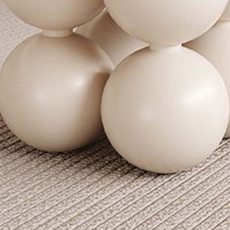 Minimalist Sphere Wood Steel Coffee Table