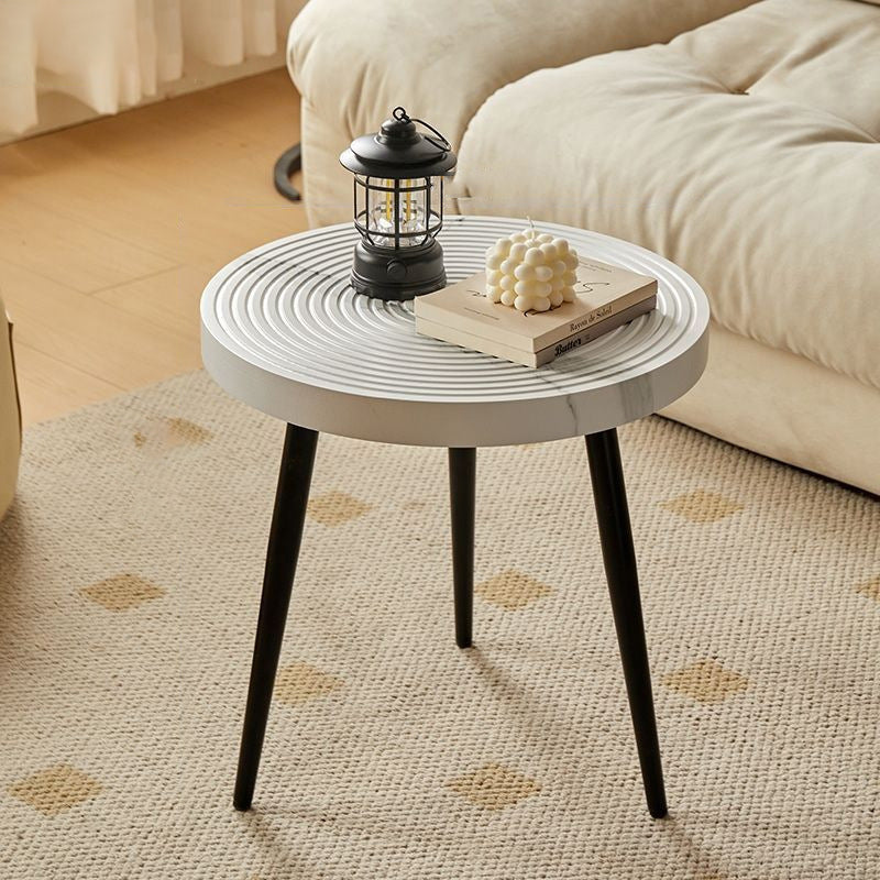 Contemporary Annual Rings Iron Coffee Table