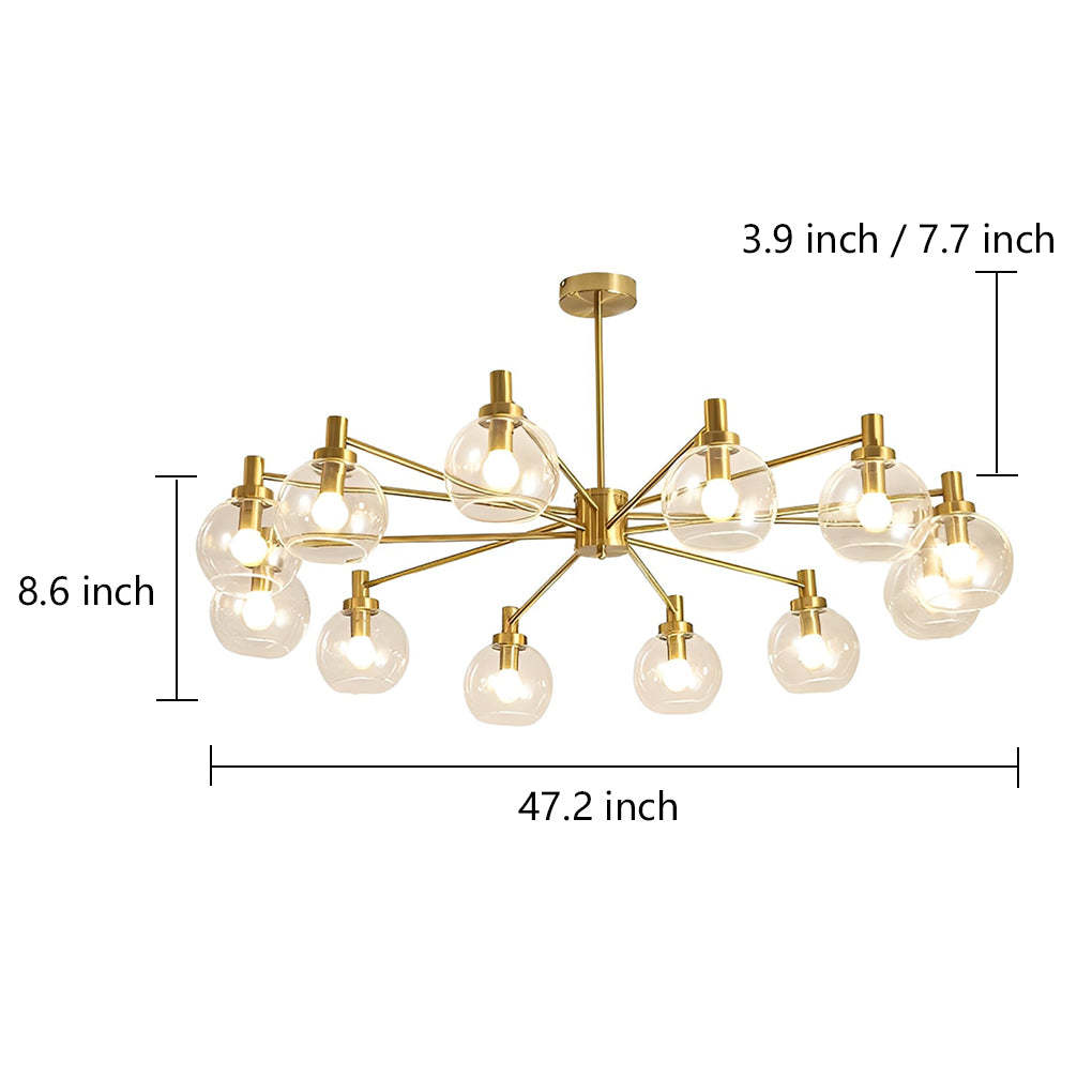 Sputnik LED Modern Flush Mount Pendant Ceiling Light