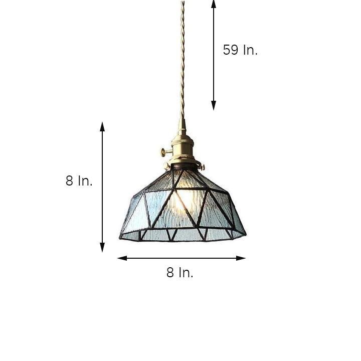 Classic Glass LED Nordic Style Pendant Lighting Hanging Ceiling Lights-Lighom