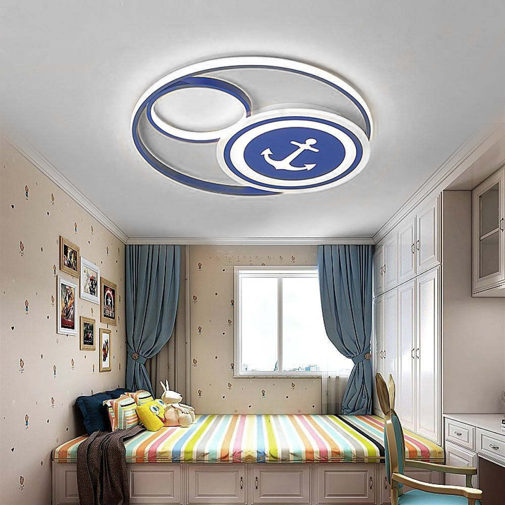 Novelty Circular Dimmable Modern Flush Mount