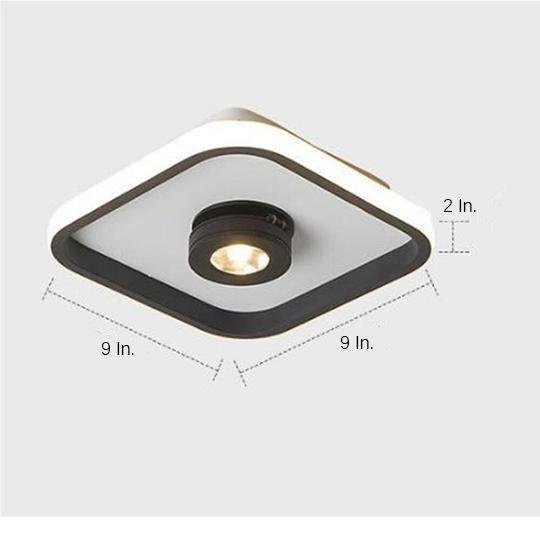 Rounded Adjustable Circular LED Modern Spotlight