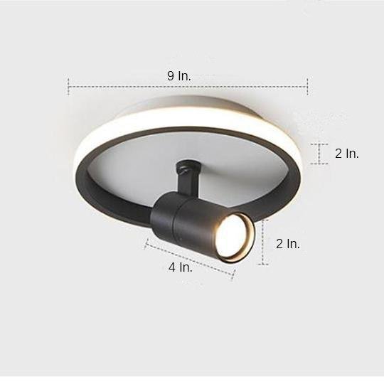 Circular LED Modern Adjustable Spotlight Ceiling Lamp