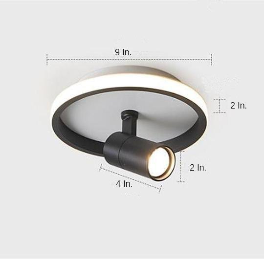 Circular LED Modern Adjustable Spotlight Ceiling Lamp
