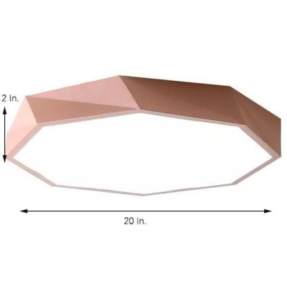 Geometric LED Modern Ceiling Lights Flush Mount Lighting Ceiling Lamp-Lighom
