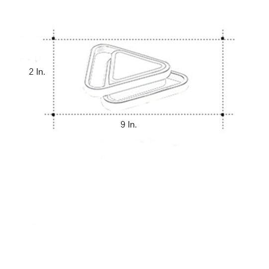 Multi Triangular Unique Kitchen Flush Mount Lighting Geometric LED Ceiling Lights-Lighom