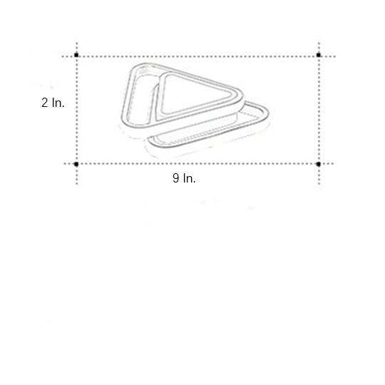 Multi Triangular Unique Kitchen Flush Mount Lighting Geometric LED Ceiling Lights-Lighom