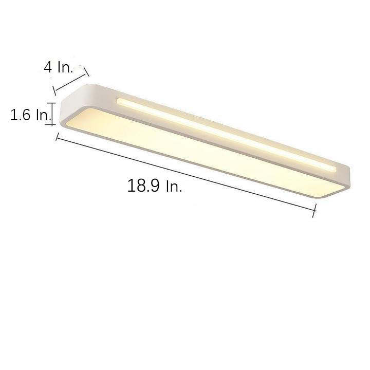 Rectangular Striplight LED Flush Mount Kitchen Ceiling Light