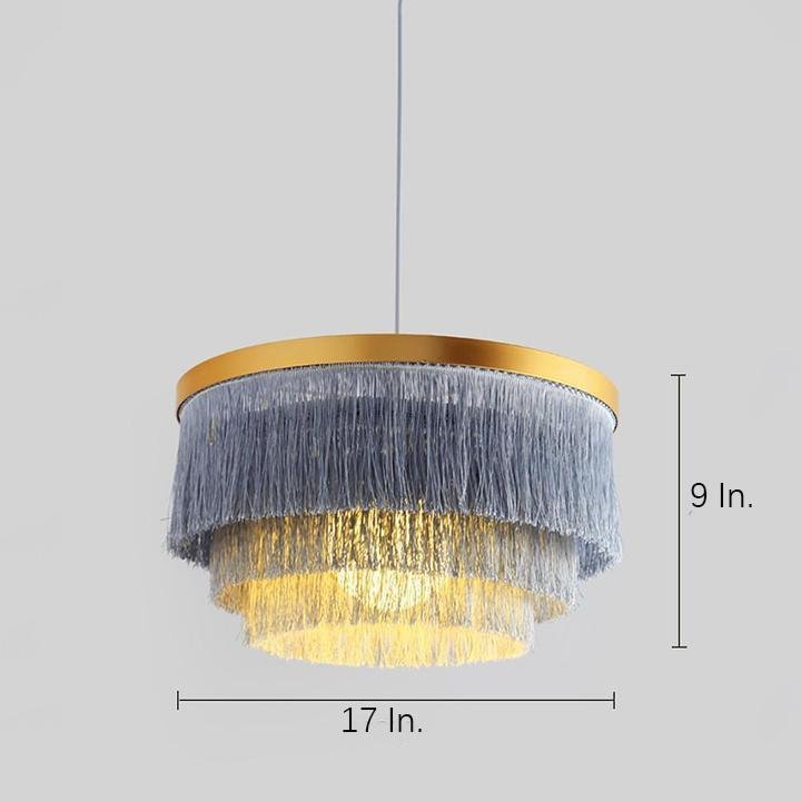Gradated Drum Shade LED Contemporary Dining Chandelier