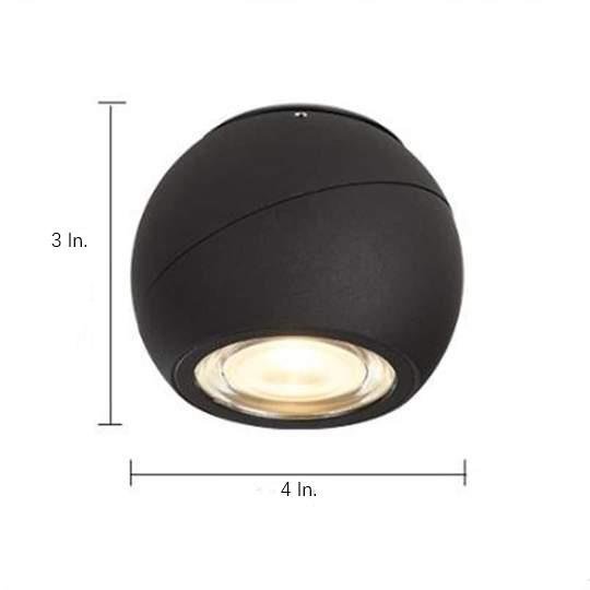 Minimalist Globe Design LED Modern Spotlight Ceiling Lights Flush Mount Lighting-Lighom