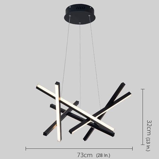 8-Light Modern LED Sputnik Kitchen Dining Chandelier — Gold / Warm White