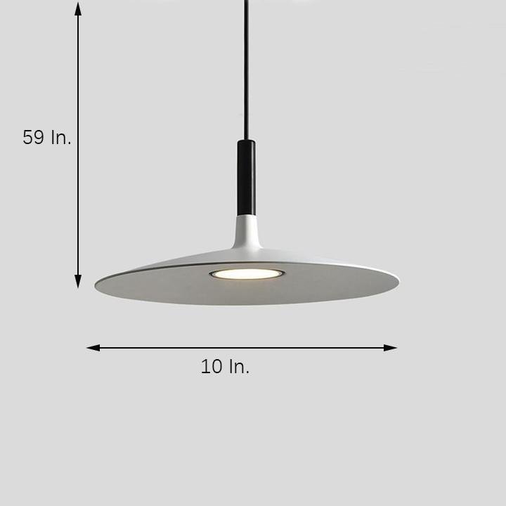 Minimalist Circular LED Modern Pendant Lighting Island Lights-Lighom