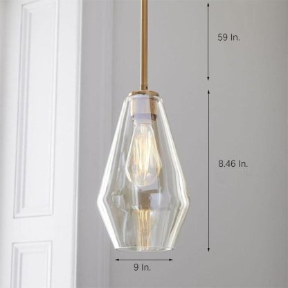 Nordic Classic Copper Glass Pendant Lights Industrial Style Droplight-Lighom