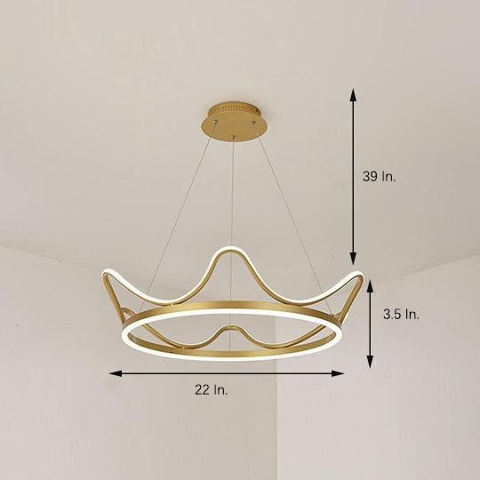 Crown Dining LED Modern Chandelier