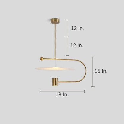 Globe Cylinder Pendant Lights Artistic Metal LED Ceiling Light-Lighom