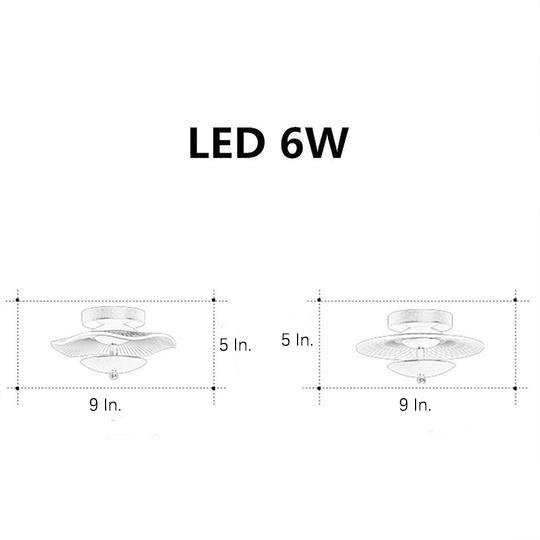 Unique Round 6W LED Modern Ceiling Lights Flush Mount Lighting-Lighom