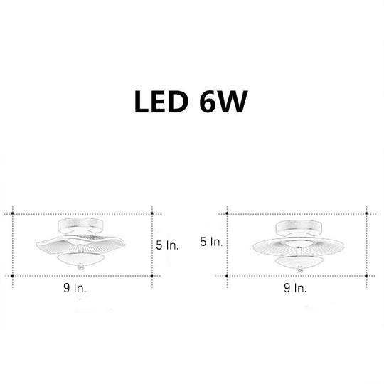 Unique Round 6W LED Modern Ceiling Lights Flush Mount Lighting-Lighom