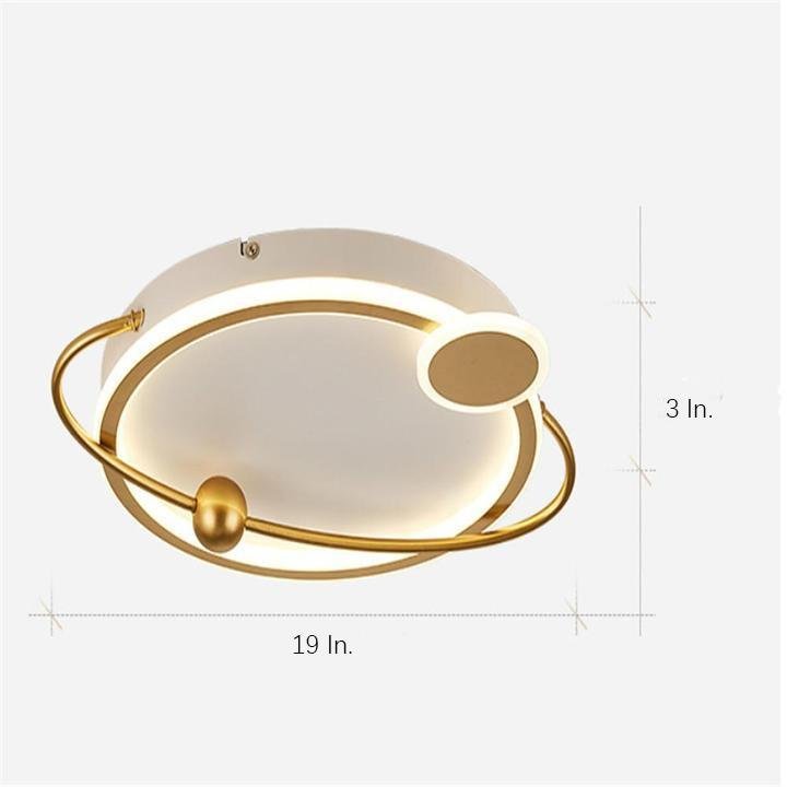 Oval Bedroom LED Flush Mount