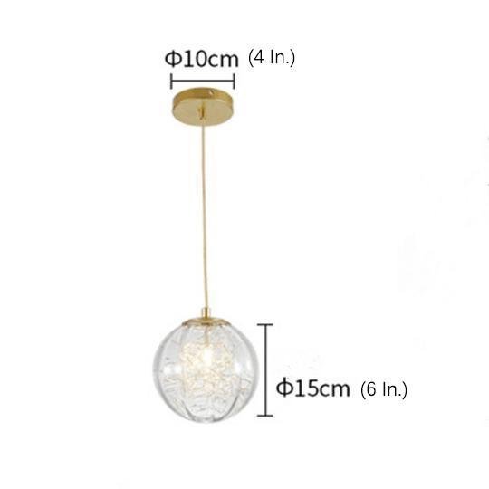 Nordic Artistic Glass Pendant Lighting Globe Pendant Lighting-Lighom