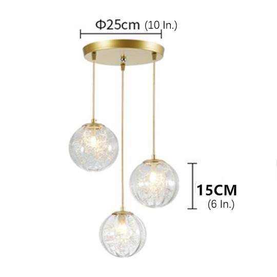 Nordic Artistic Glass Pendant Lighting Globe Pendant Lighting-Lighom