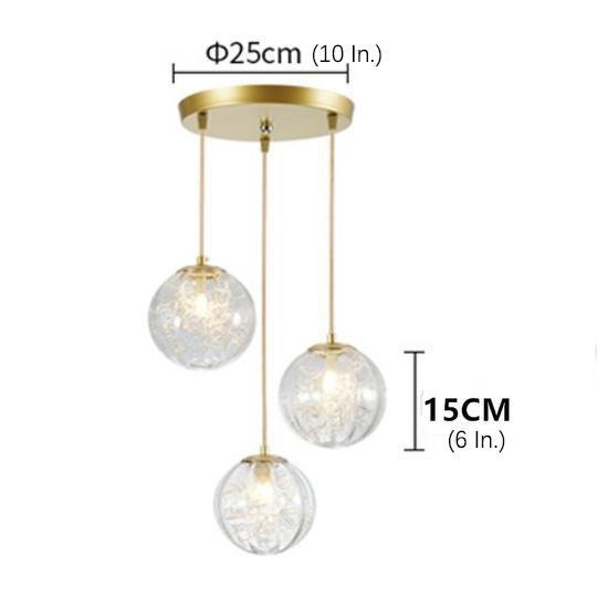 Nordic Artistic Glass Pendant Lighting Globe Pendant Lighting-Lighom