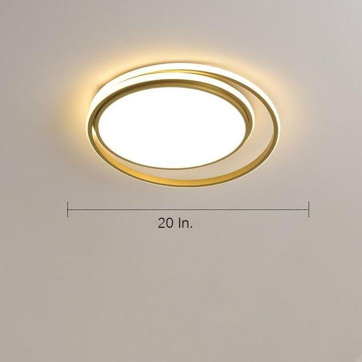 Circular Modern Acrylic LED Flush Mount