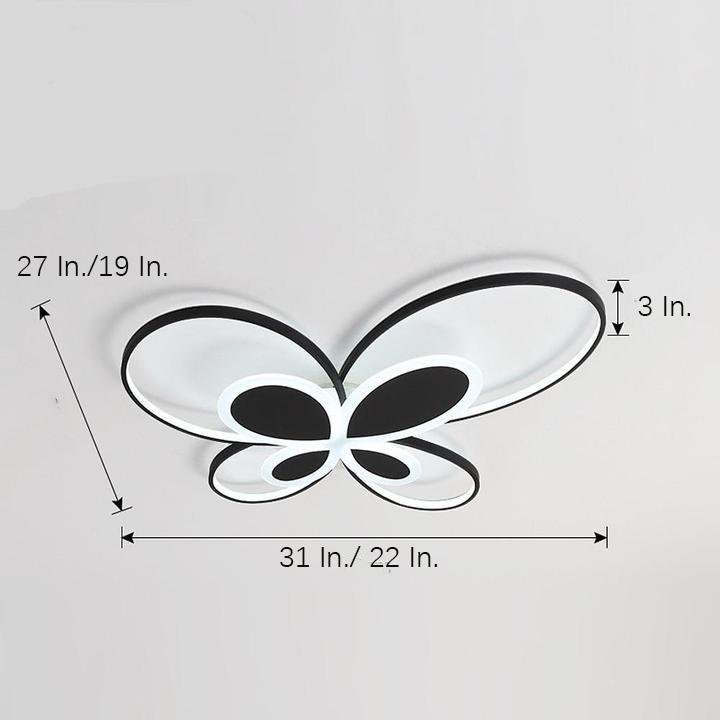 Cluster Butterfly Dimmable LED Kids Flush Mount