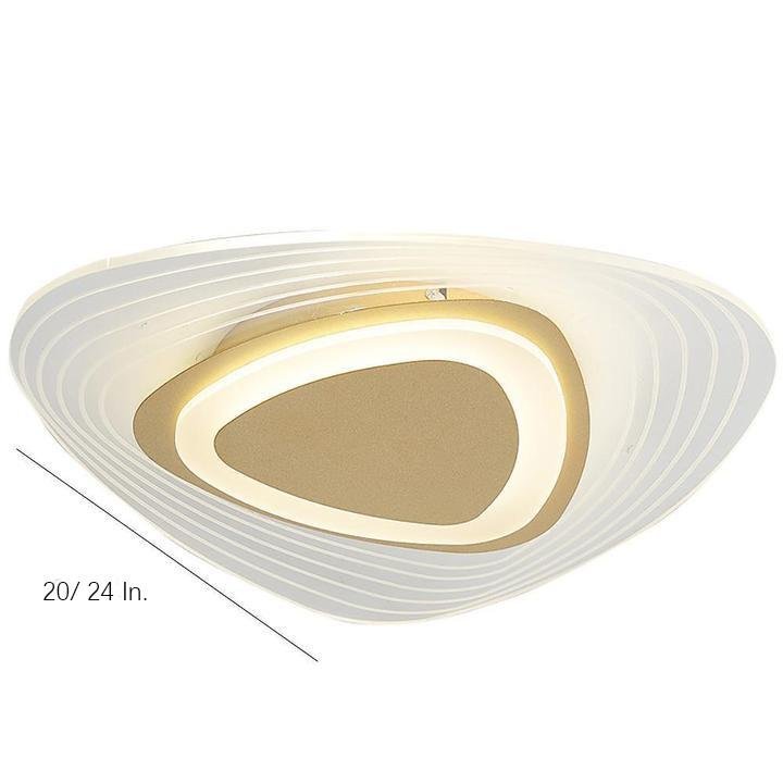 Geometric Striped Decorative Nordic LED Flush Mount Light