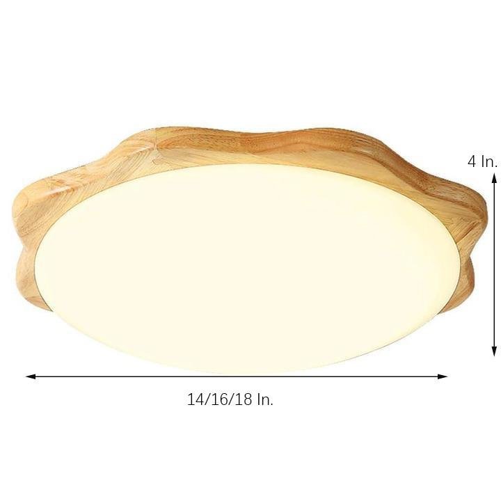Circles Waves Minimalist LED Flush Mount Ceiling Light