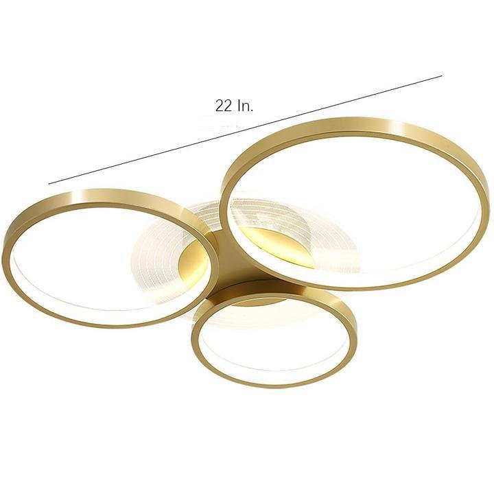 Circles LED Nordic Ceiling Lights Flush Mount Lighting Ceiling Lamp-Lighom