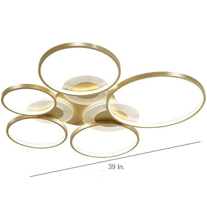 Circles LED Nordic Ceiling Lights Flush Mount Lighting Ceiling Lamp-Lighom