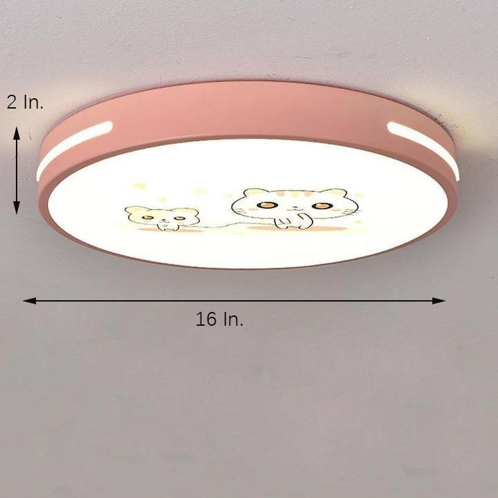 Circular Patterned Modern LED Flush Mount