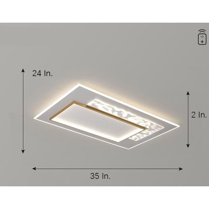 Multi-Square Metal LED Flush Mount