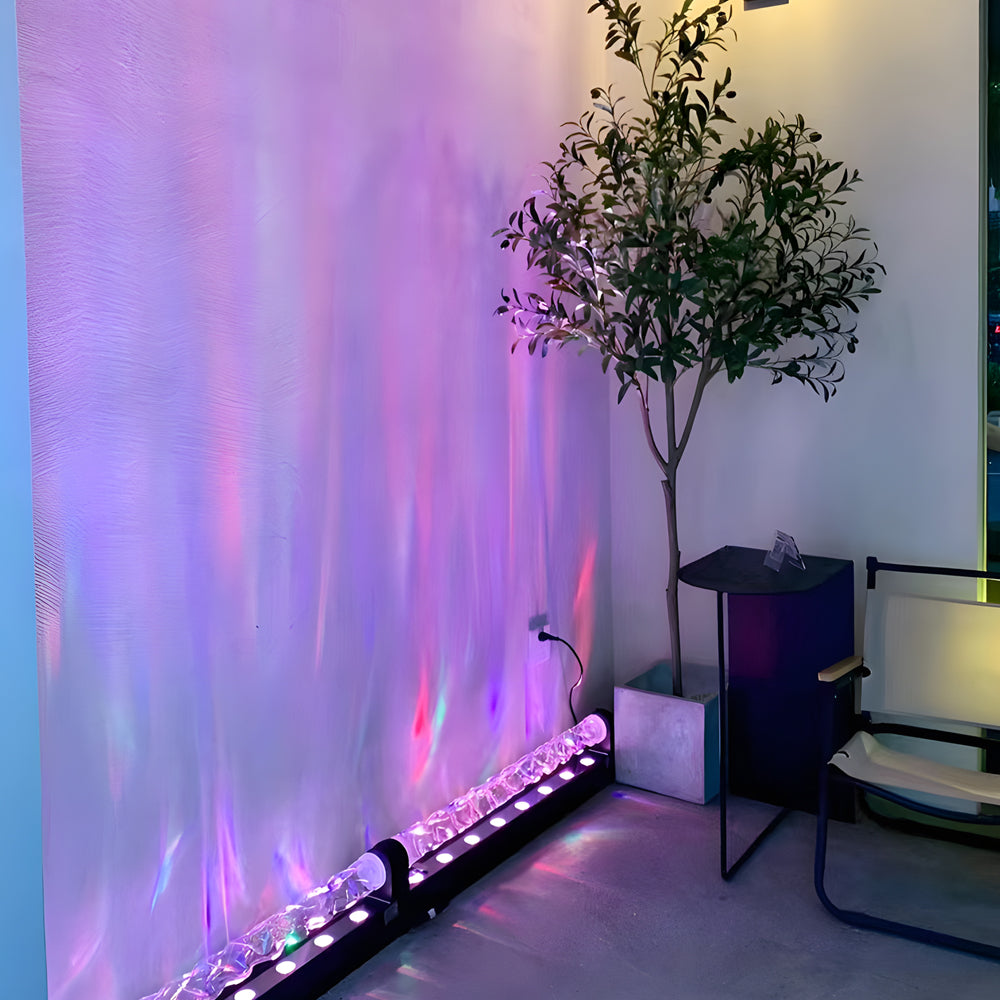 39.4 in. Dynamic 3D Ocean Wave Wall Light