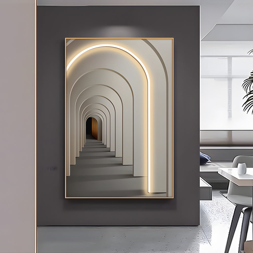 Decorative LED Light Canvas Hanging Painting with Remote-Lighom