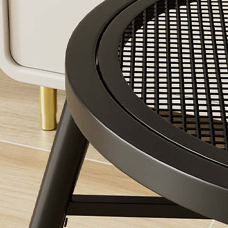 Nordic Hollow-Back Steel Upholstered Dining Chair