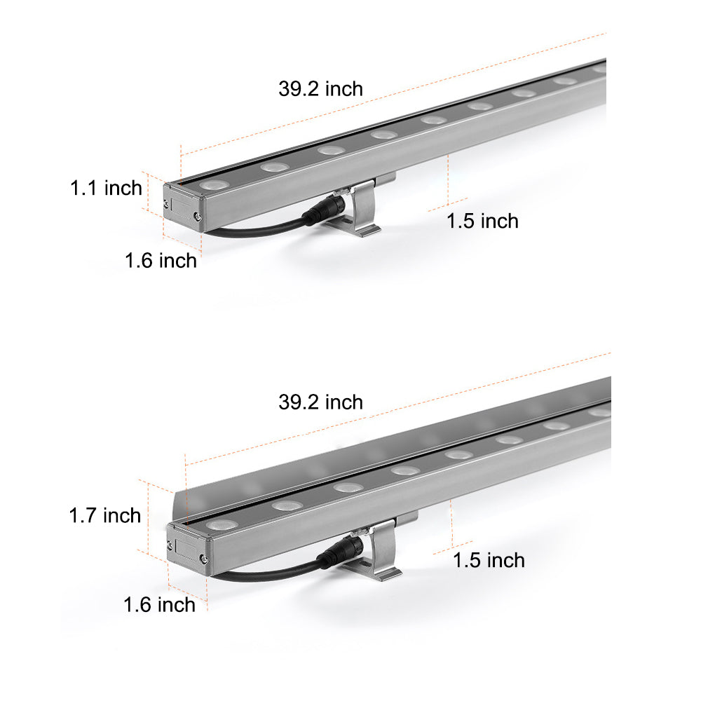 Waterproof Outdoor Low Voltage Light Bar LED Linear Wall Washer Lights-Lighom