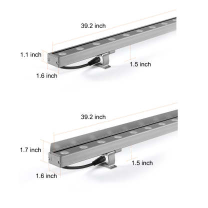 Waterproof Outdoor Low Voltage Light Bar LED Linear Wall Washer Lights-Lighom