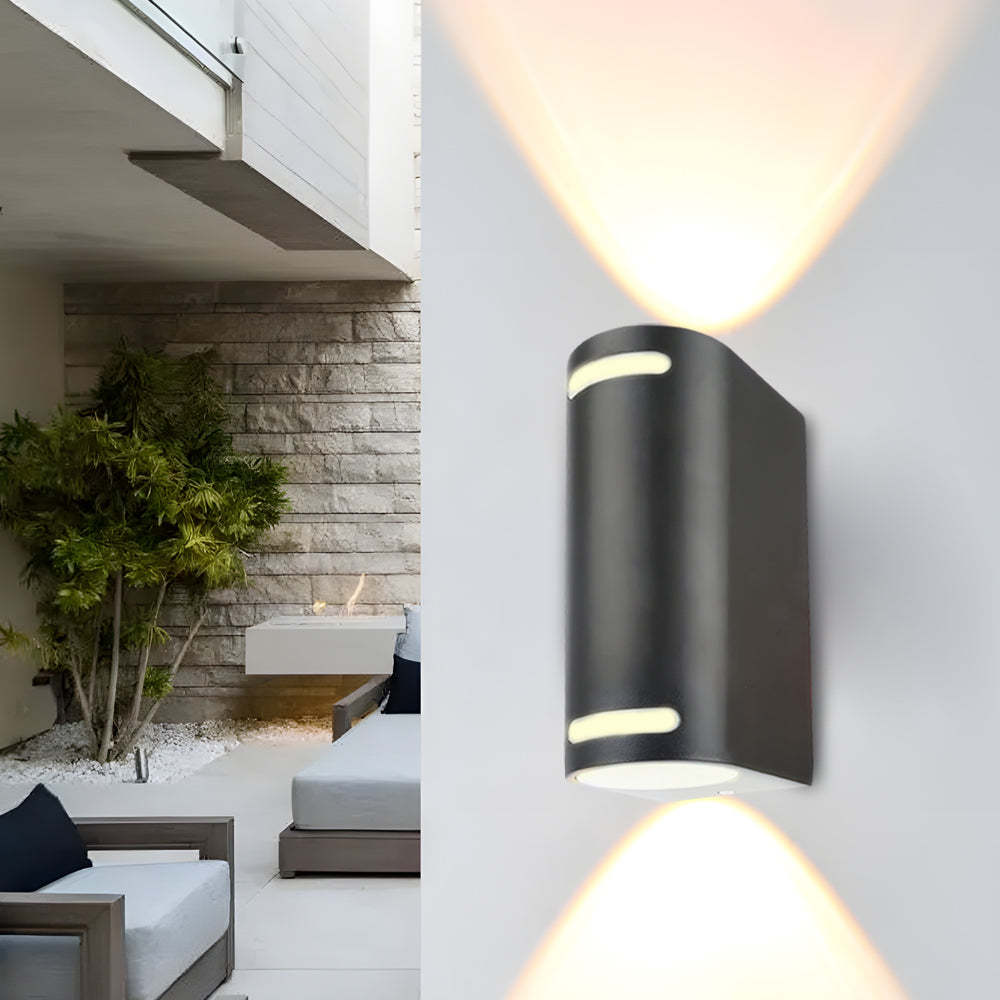 Simple Square Waterproof up and down Lighting LED Outdoor Wall Lights-Lighom
