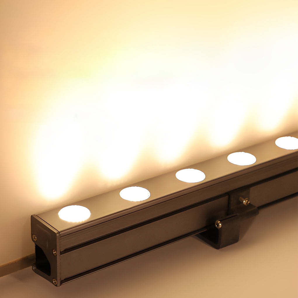 Aluminum Linear LED Outdoor Wall Washer Lights with Rotatable Bracket Architectural Lighting-Lighom
