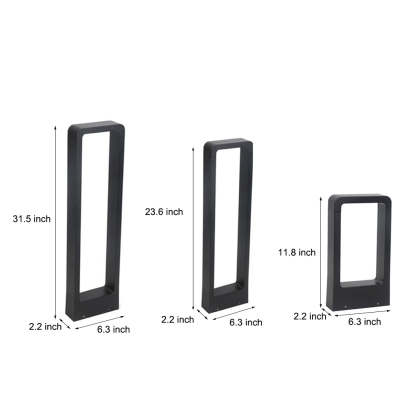Rectangular COB LED Outdoor Path Lights - Minimalist, Durable & Waterproof-Lighom