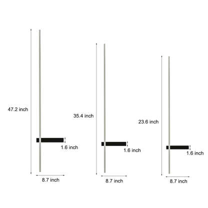 Interlaced Line Strips Waterproof Led Black Modern Outdoor Wall Lights-Lighom