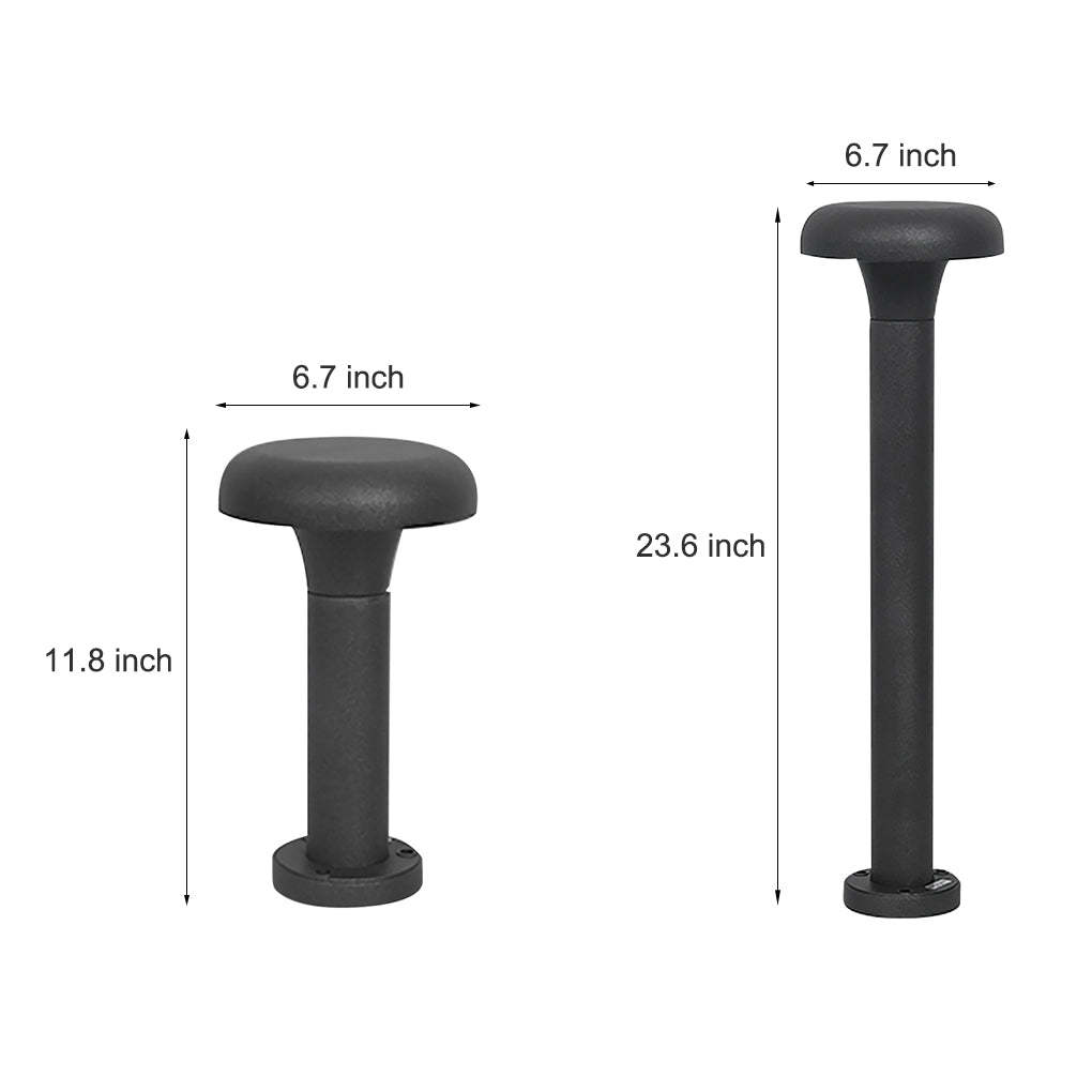 Minimalist Mushroom Integrated LED Outdoor Garden Lawn Landscape Path Lights-Lighom