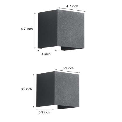 Up down Lighting Waterproof Adjustable Beam Angle Outdoor Wall Lights-Lighom