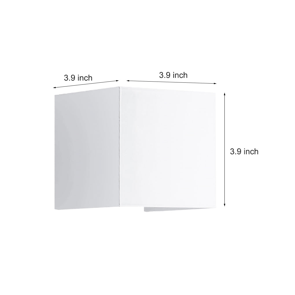 Square Waterproof Up Down Lighting Adjustable Modern Exterior Lights-Lighom