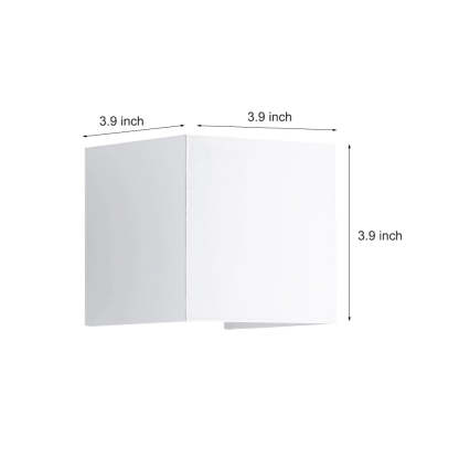 Square Waterproof Up Down Lighting Adjustable Modern Exterior Lights-Lighom
